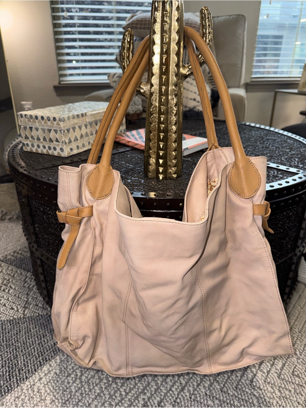 NWOT - We the Free — Reina Leather Hobo Tote in Vachetta - Picture 11 of 11